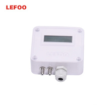 LEFOO HVAC 4-20mA 0-10VDC RS485 Output transmisor de presion diferencial LCD digital differential pressure transmitter 10000Pa